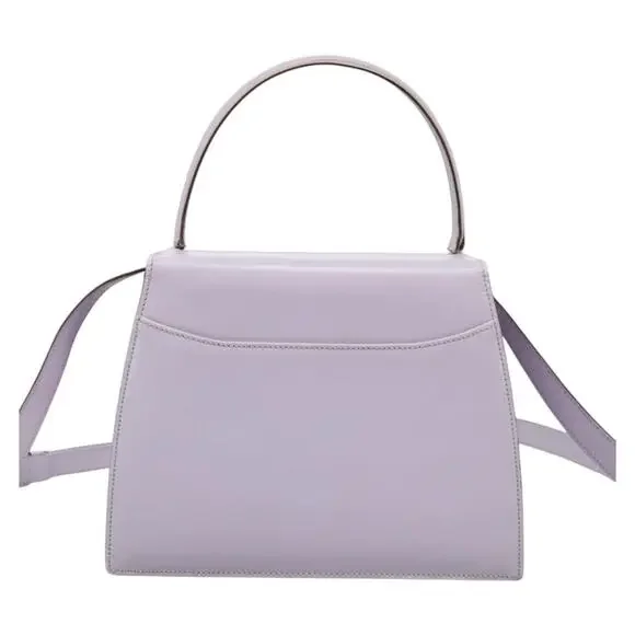 CELINE Hand Bag Leather Purple Gold - Picture 3 of 13